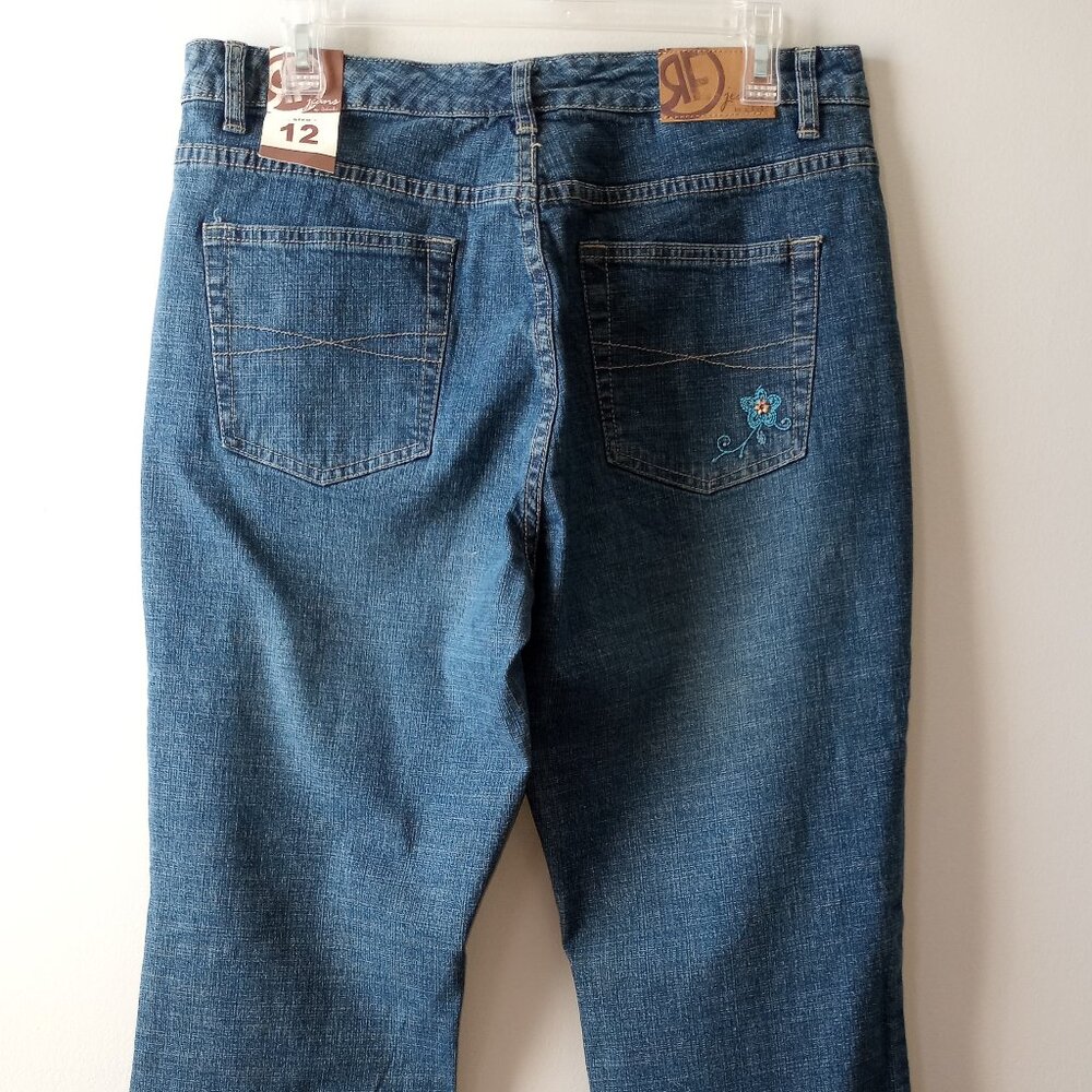 'Jeans by Rafaella' Embroidered Size 12 NWT - Picture 11 of 12